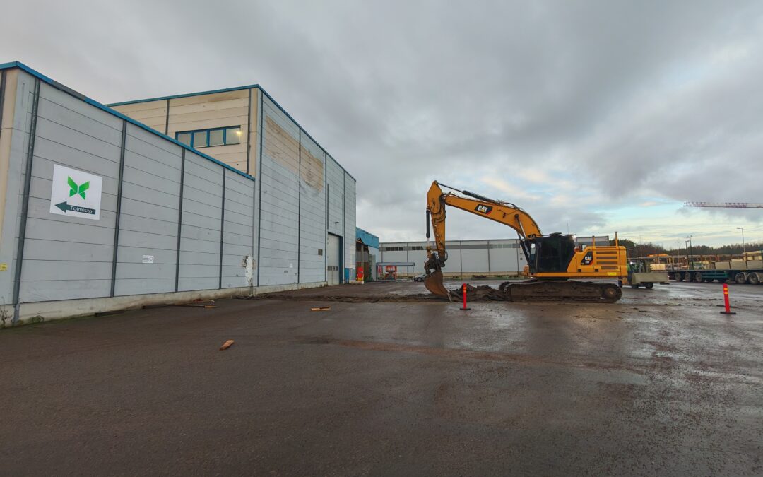 Tenelin tehdaslaajennus käynnistynyt Kouvolassa